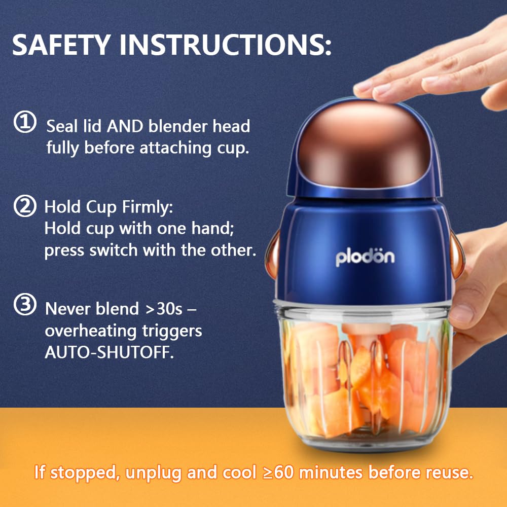 Plodon easy-clean design for daily prep and cleanup
