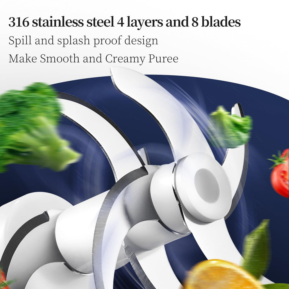 Plodon silicone spoons included for feeding and cleanup