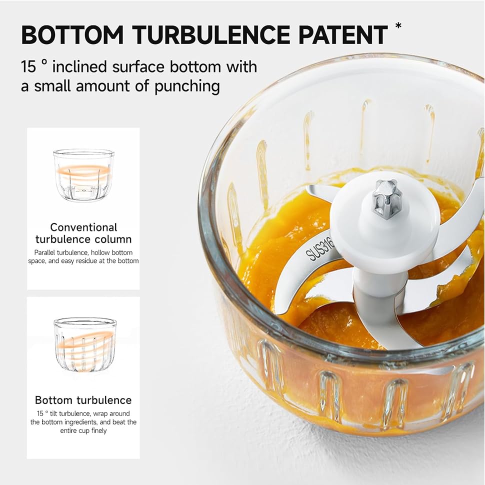 Plodon clear 10oz bowl lets you see texture progress