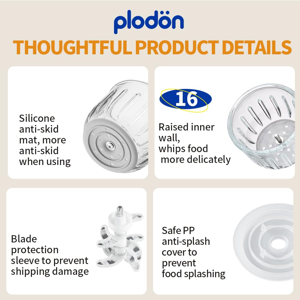 Plodon operating manual included for simple setup and safe use