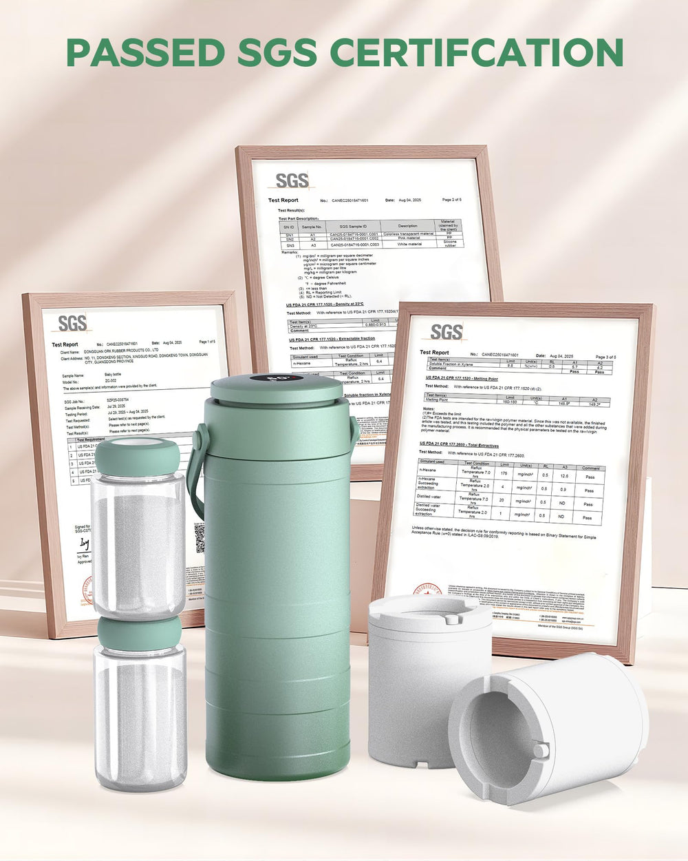 PLOSIF cooler components disassemble easily for hygienic cleaning and maintenance.