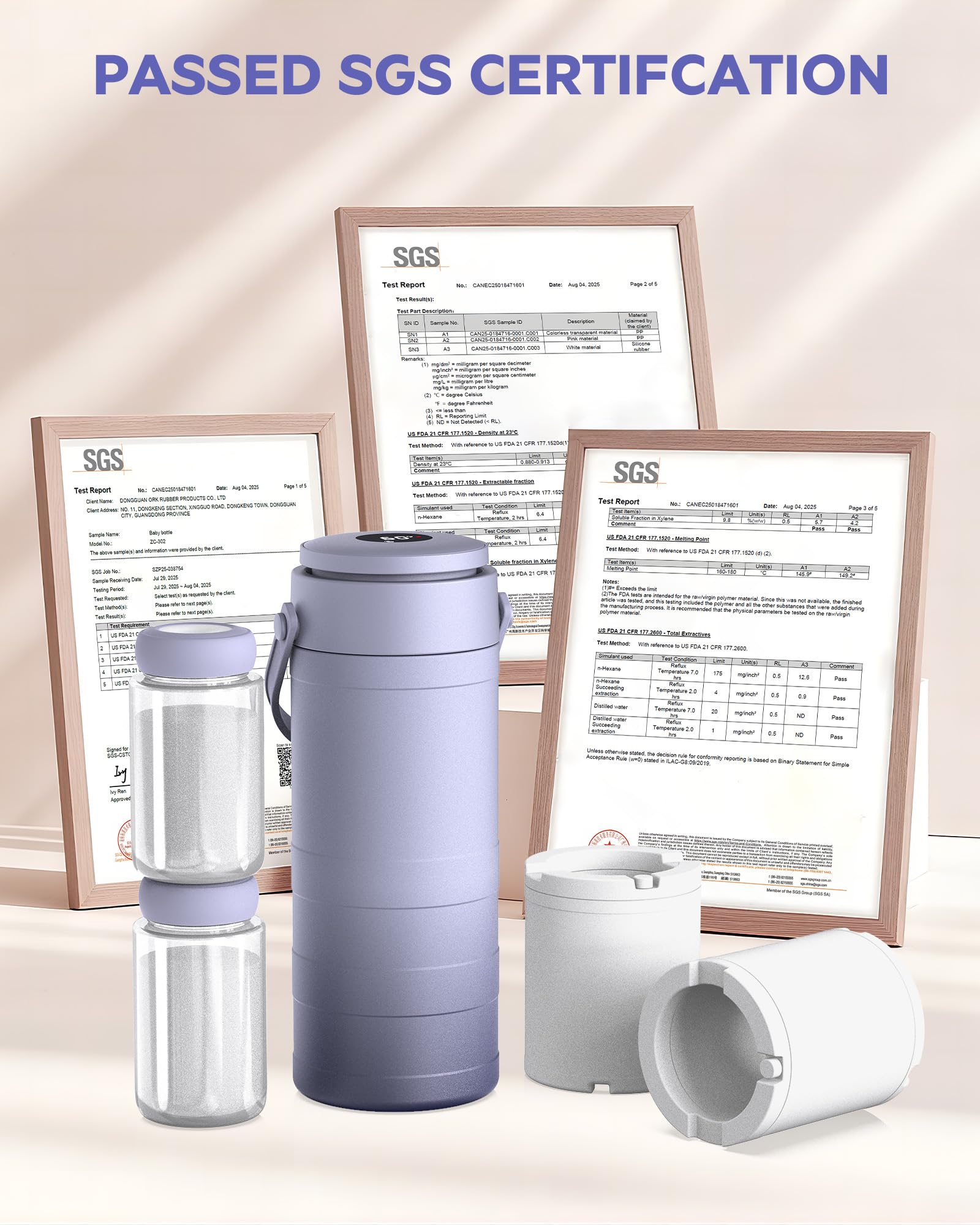 PLOSIF purple finish adds style to on-the-go feeding