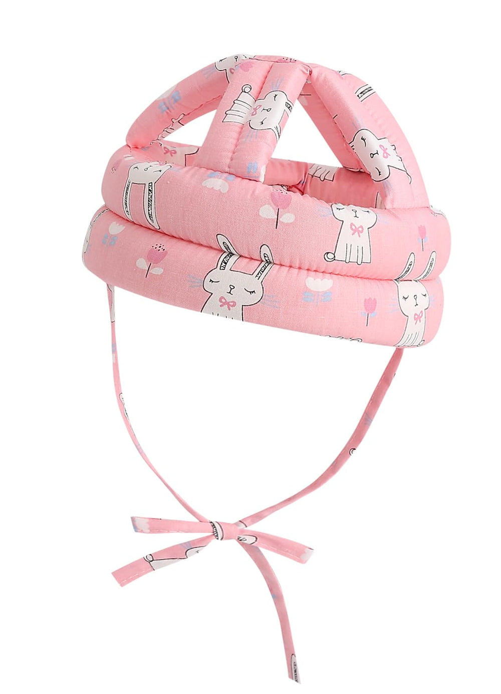 PLOVZ silicone teething toy pink for soothing gums during playtime