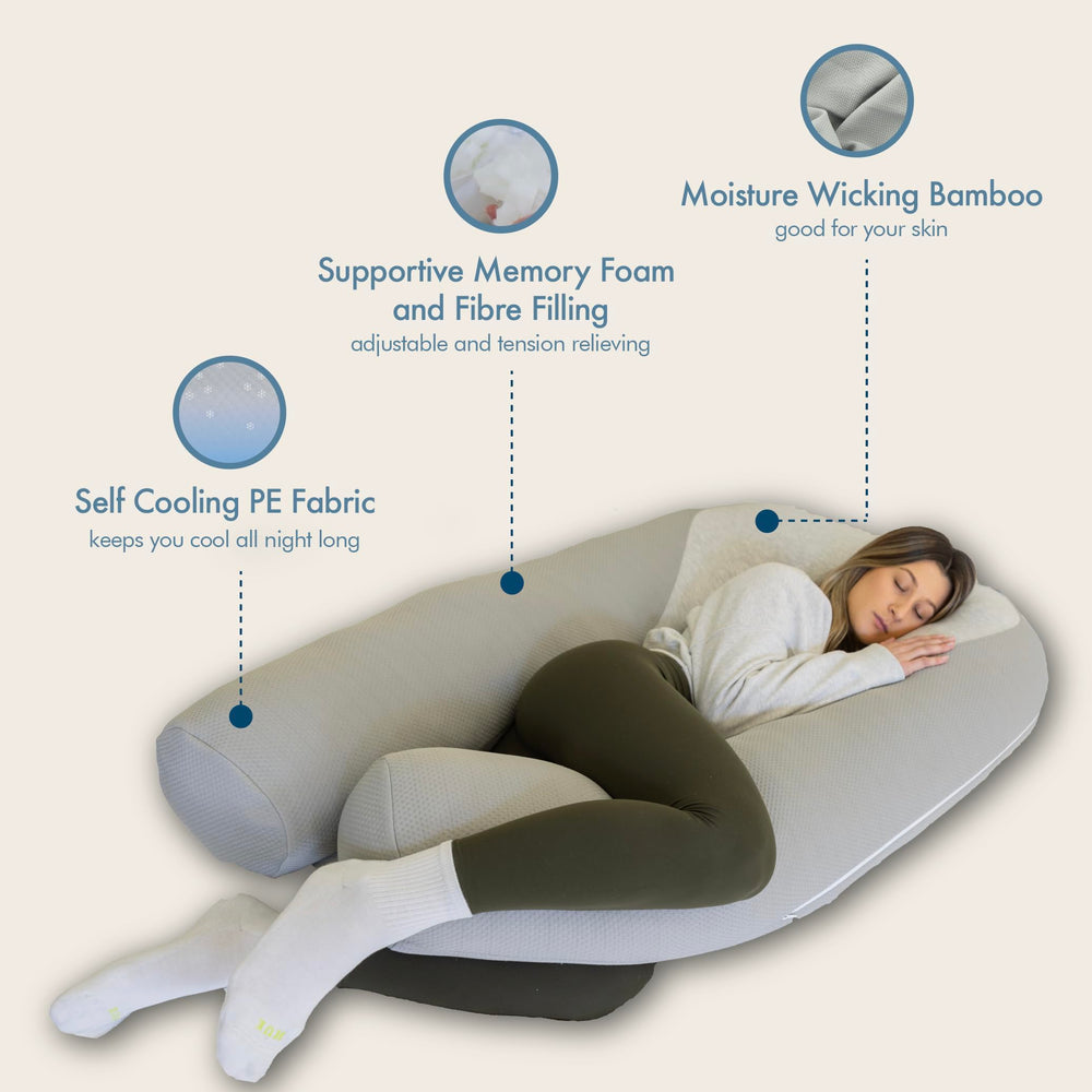 Plufl Hugl cooling properties ideal for hot sleepers on warm nights