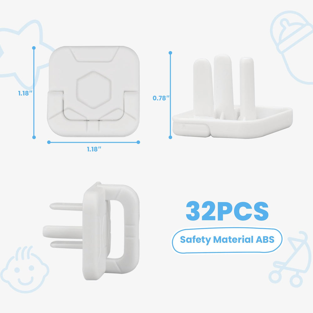 PLUGTUL easy install protects sockets and power strips.
