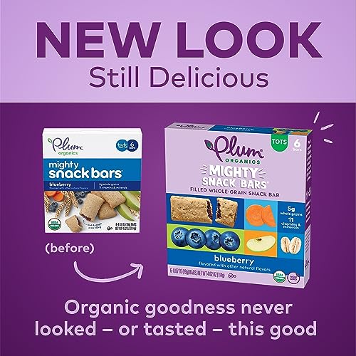 Plum Organics Mighty Snack Bars during playtime, easy toddler snack