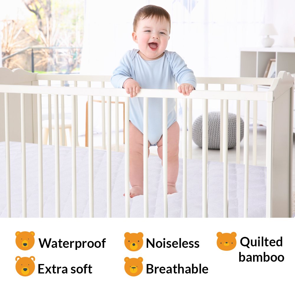 PlushDeluxe noiseless fabric reduces rustle for peaceful nights