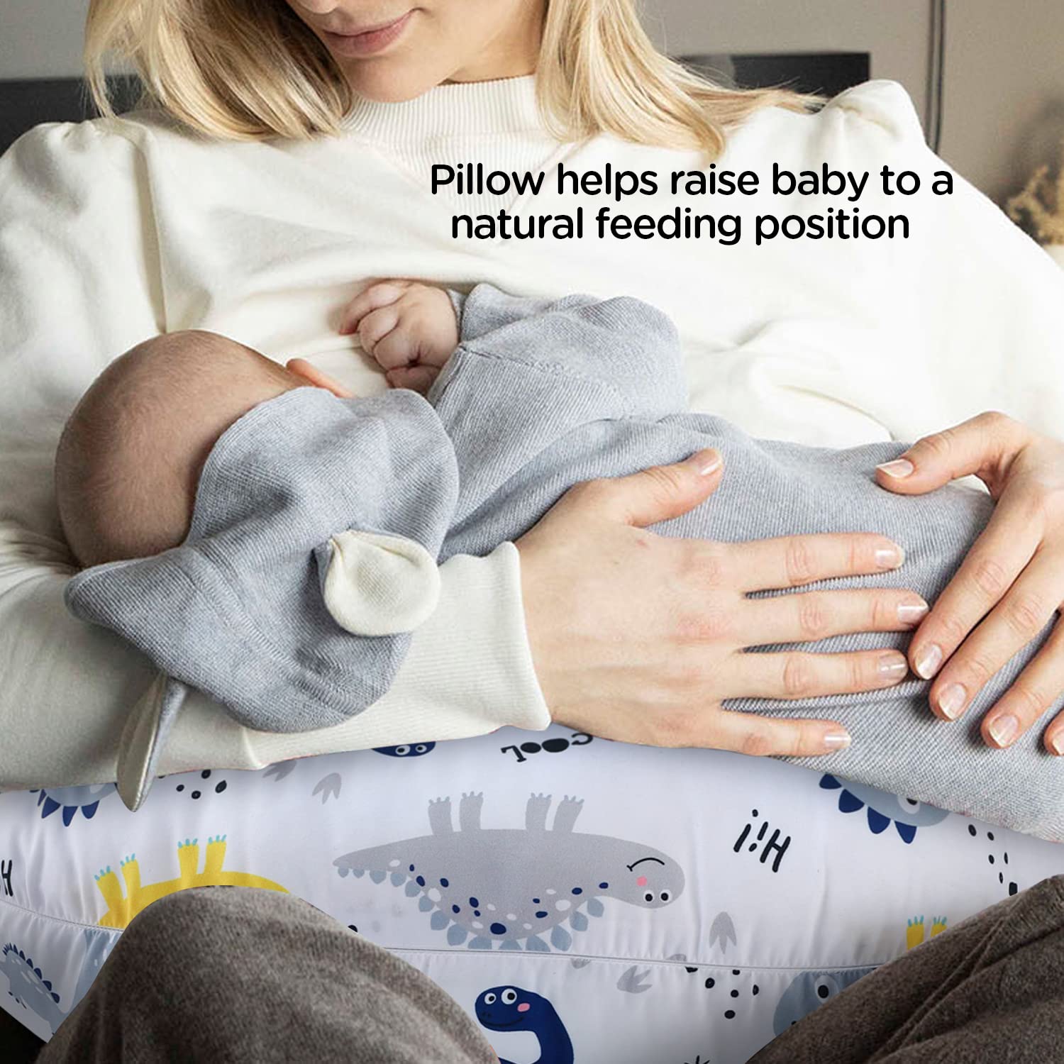 Machine-washable cover stays soft after many washes