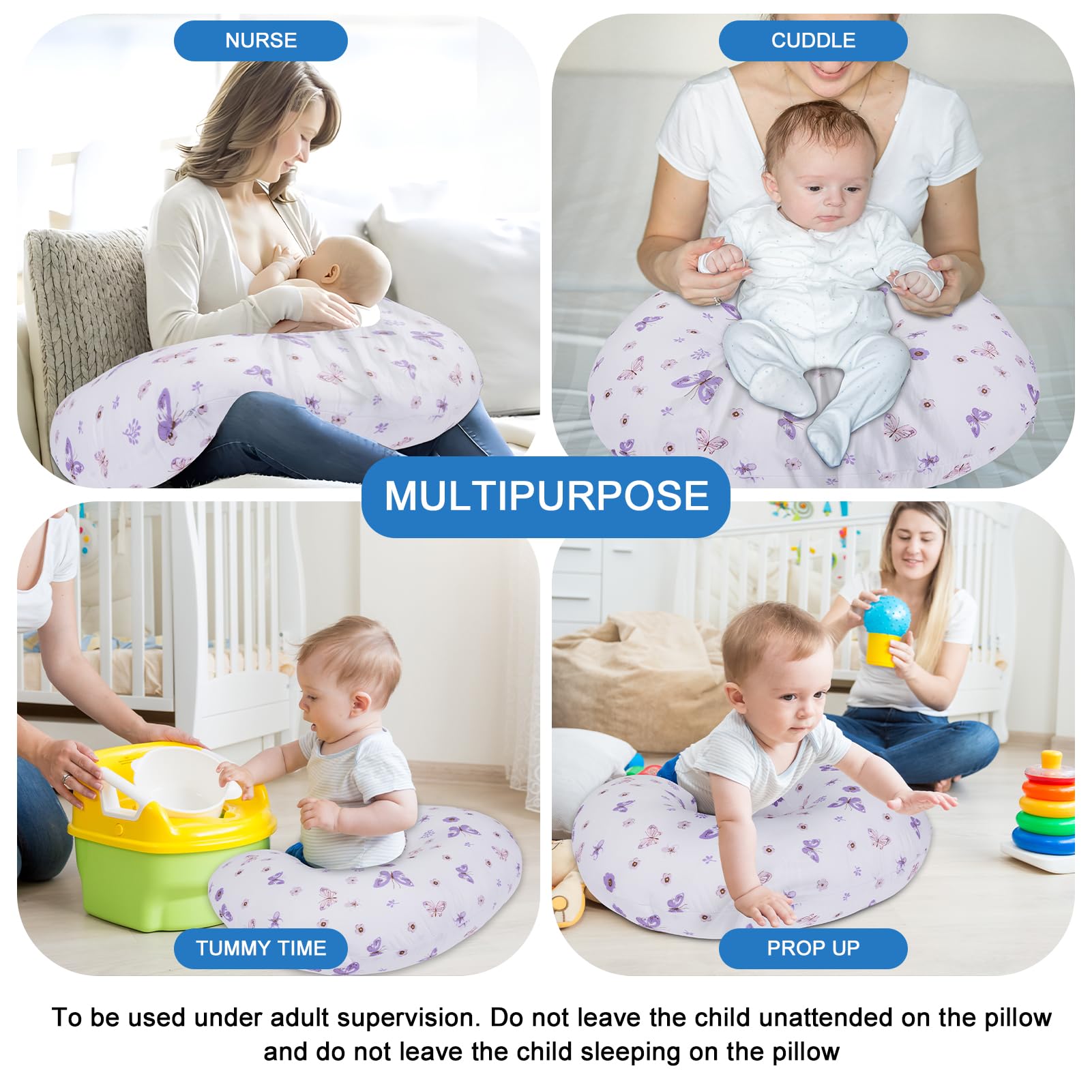 Versatile use for tummy time, propping, and awake-time play with your baby.