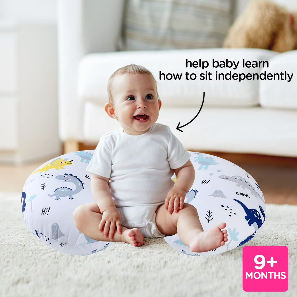 Plushii pillow supports tummy time as baby grows