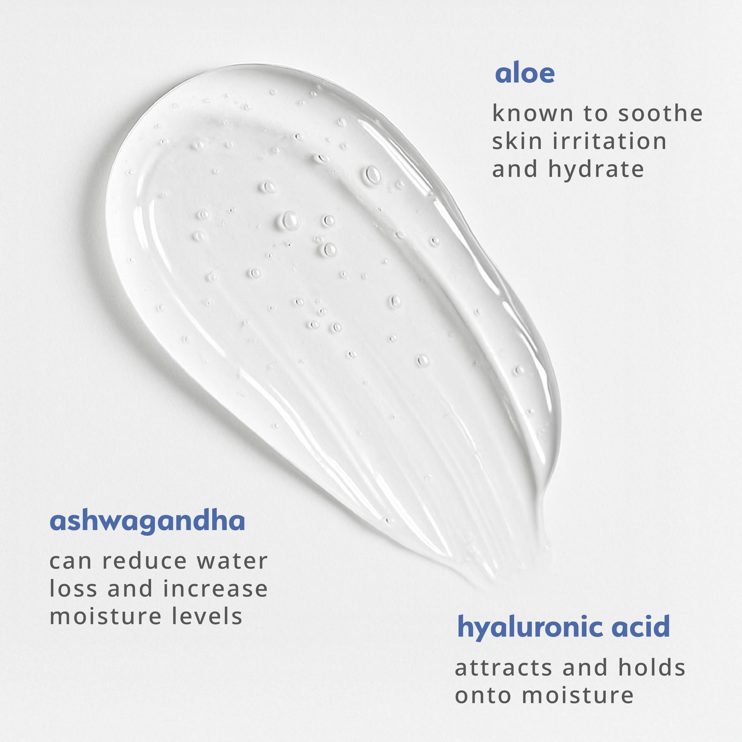 PlusOne Quench contains hyaluronic acid for lasting external moisture.