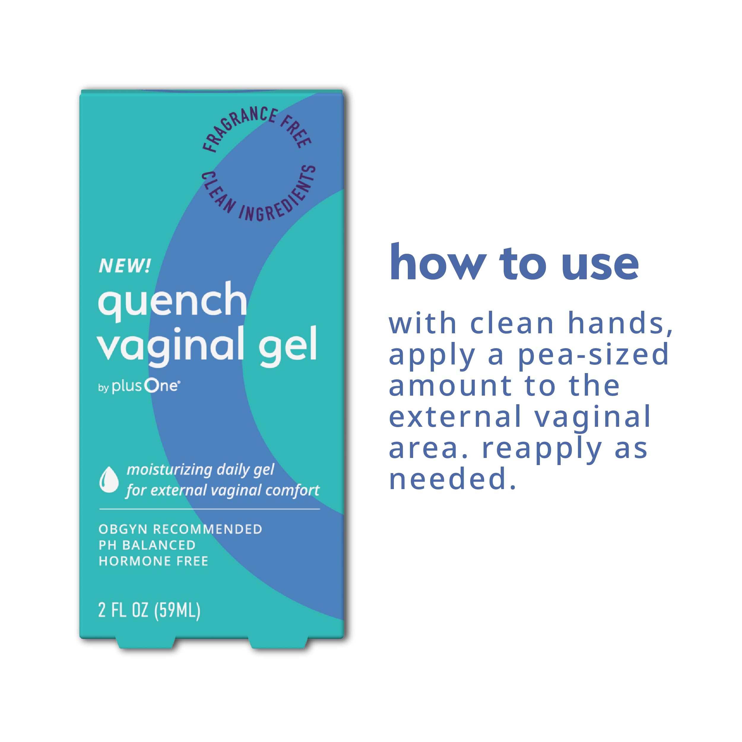 PlusOne Quench texture closeup shows a light, fast-absorbing formula.