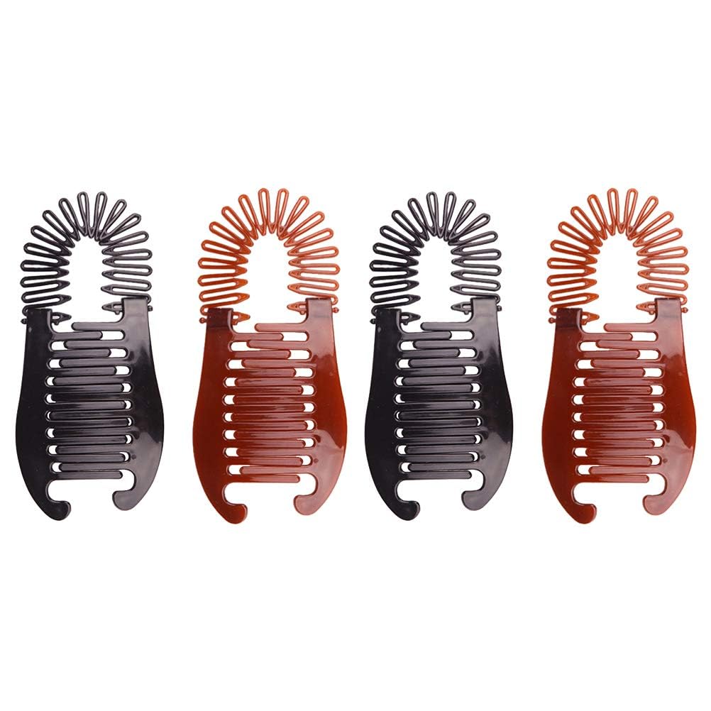 Pluzmecalm banana hair clip elongates for secure all-day hold.
