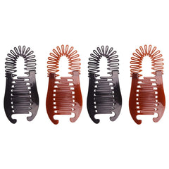 Pluzmecalm banana hair clip elongates for secure all-day hold.