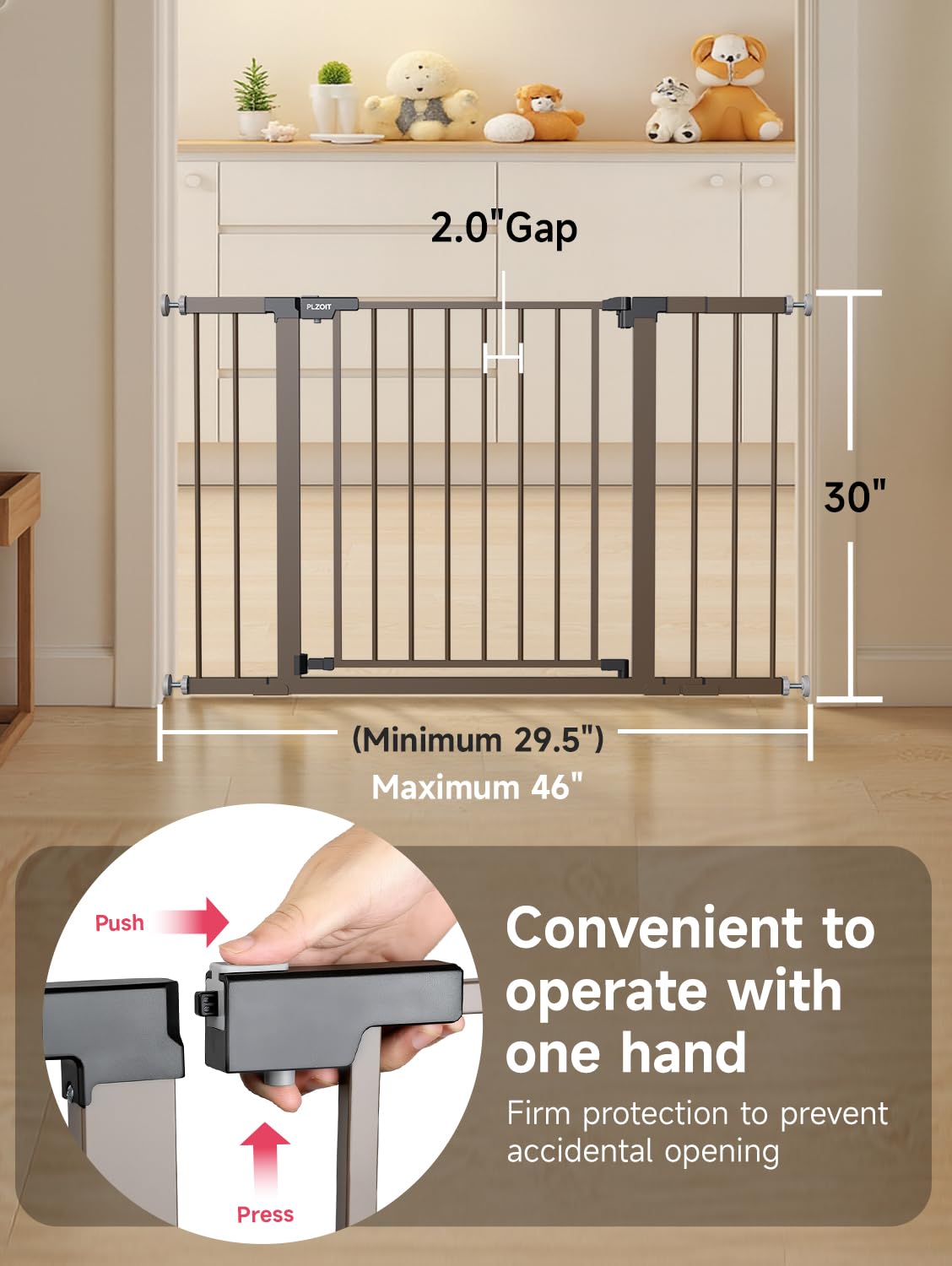 PLZOIT extension 2.75-inch for fine-tuned fit.