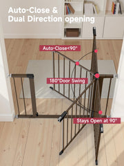 PLZOIT extensions 5.5-inch increase width for larger doorways.