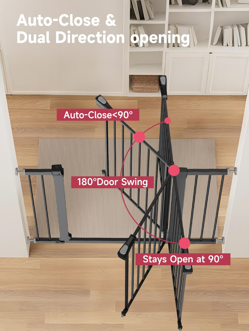 PLZOIT double-lock design adds toddler-proof security.