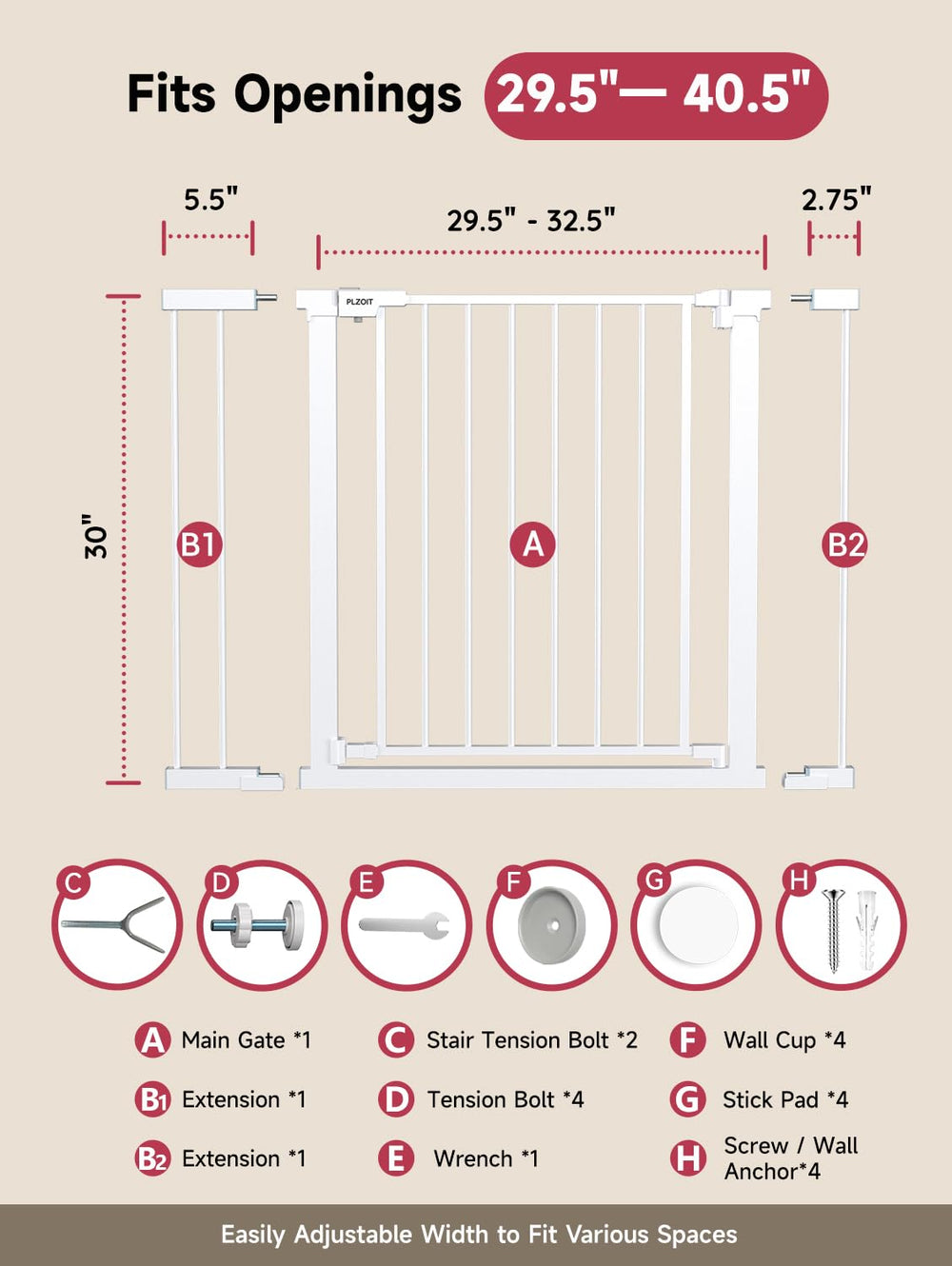 PLZOIT double-lock design enhances toddler safety