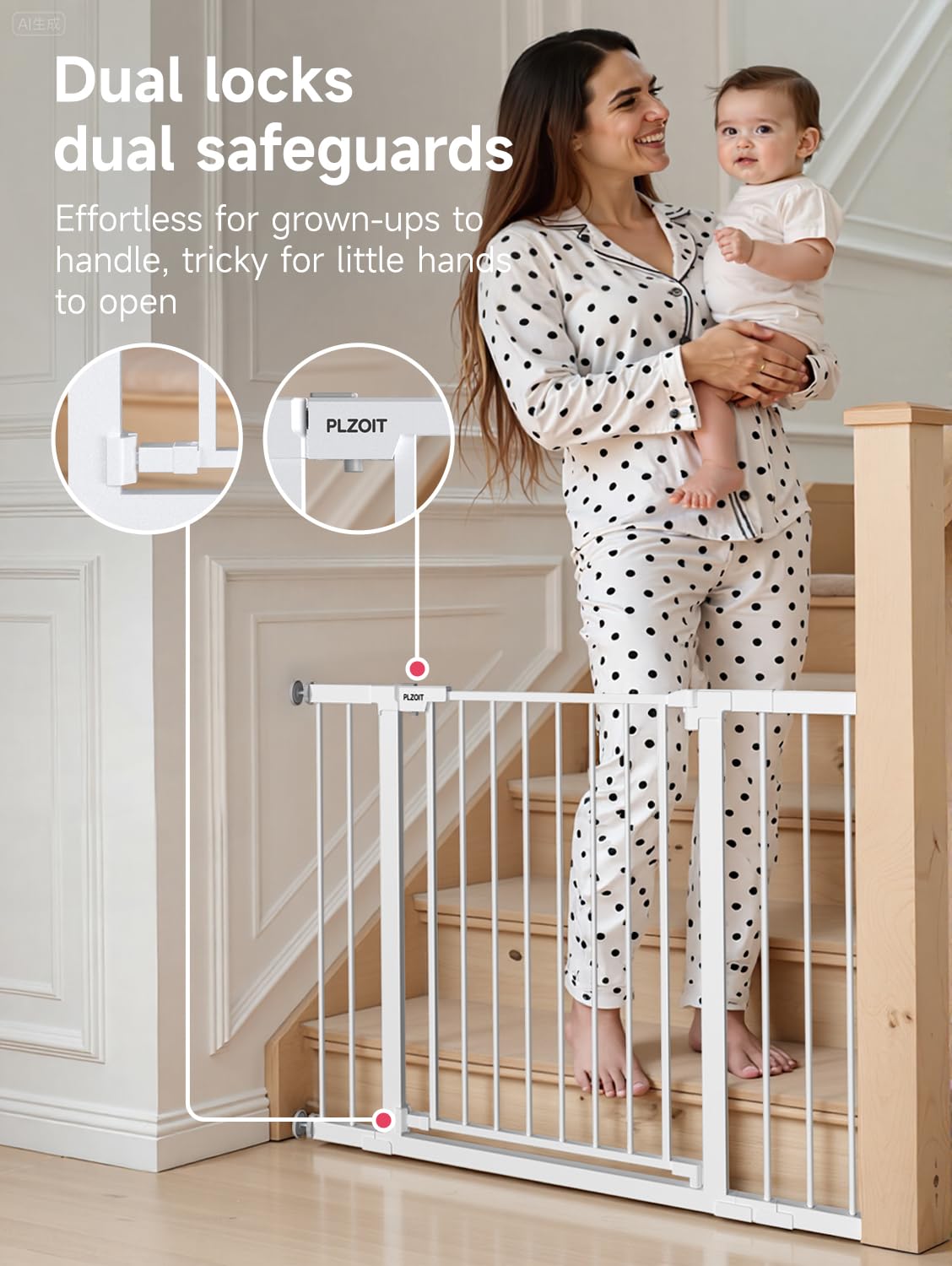 PLZOIT auto-close feature demonstrated, gate closes to reduce left-open risk.