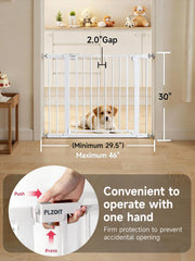 PLZOIT walk-through gate ready for effortless indoor access