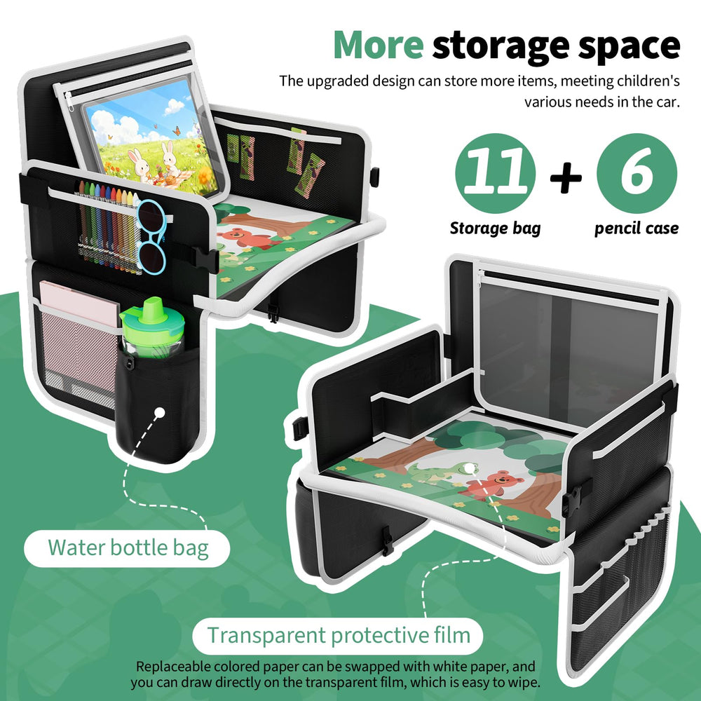 Plzpik travel tray drawing surface enables on-the-go creativity for kids.