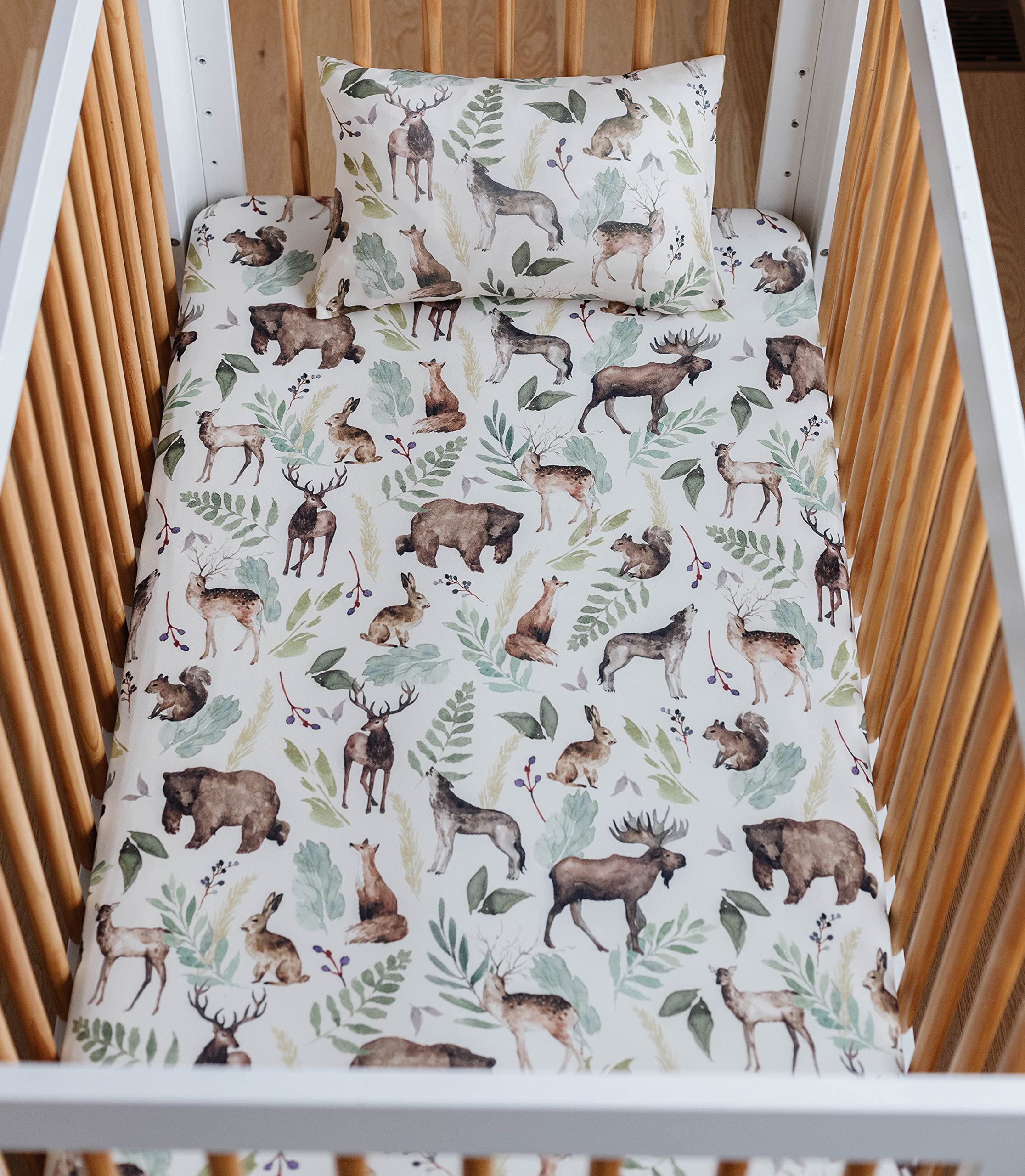 Pobi Baby nursery setup with pillow on bed shows cozy sleep space.