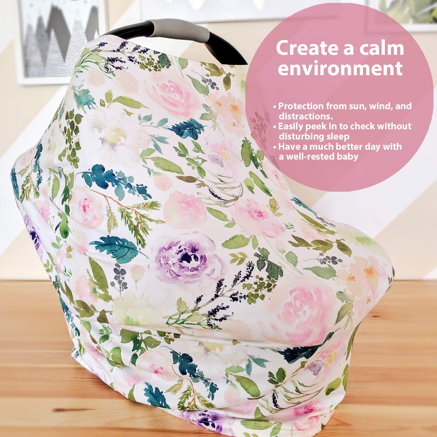 Pobi Baby premium multi-use cover used for breastfeeding with discreet coverage.
