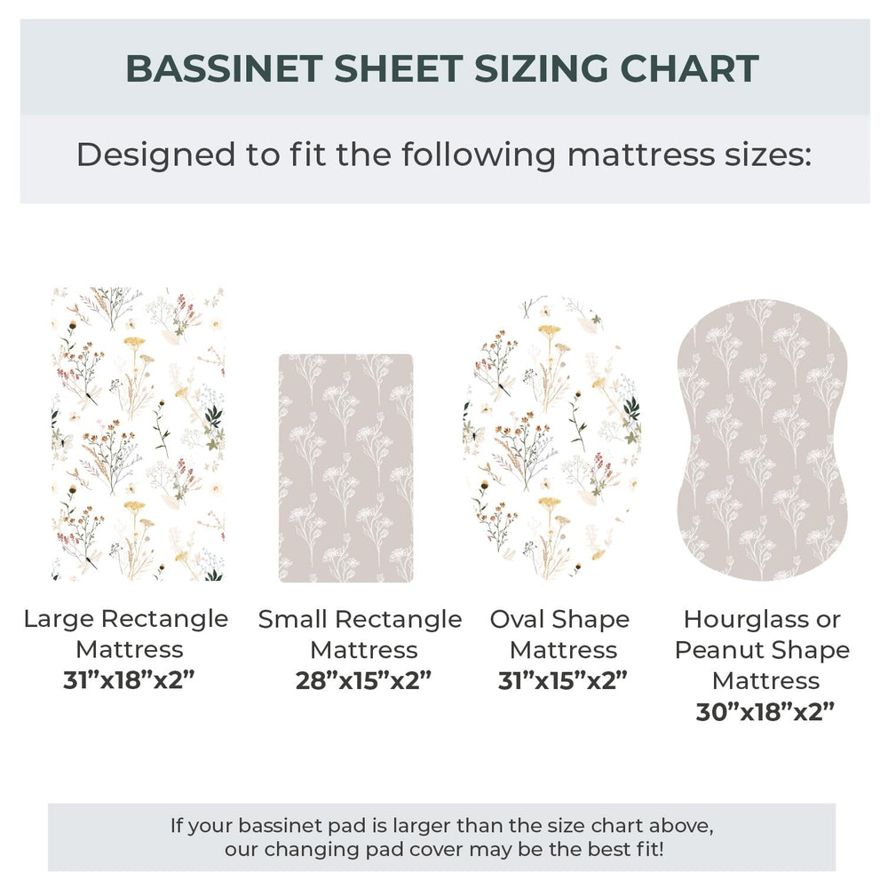 Elastic wrap around Pobibaby bassinet sheet secured on mattress