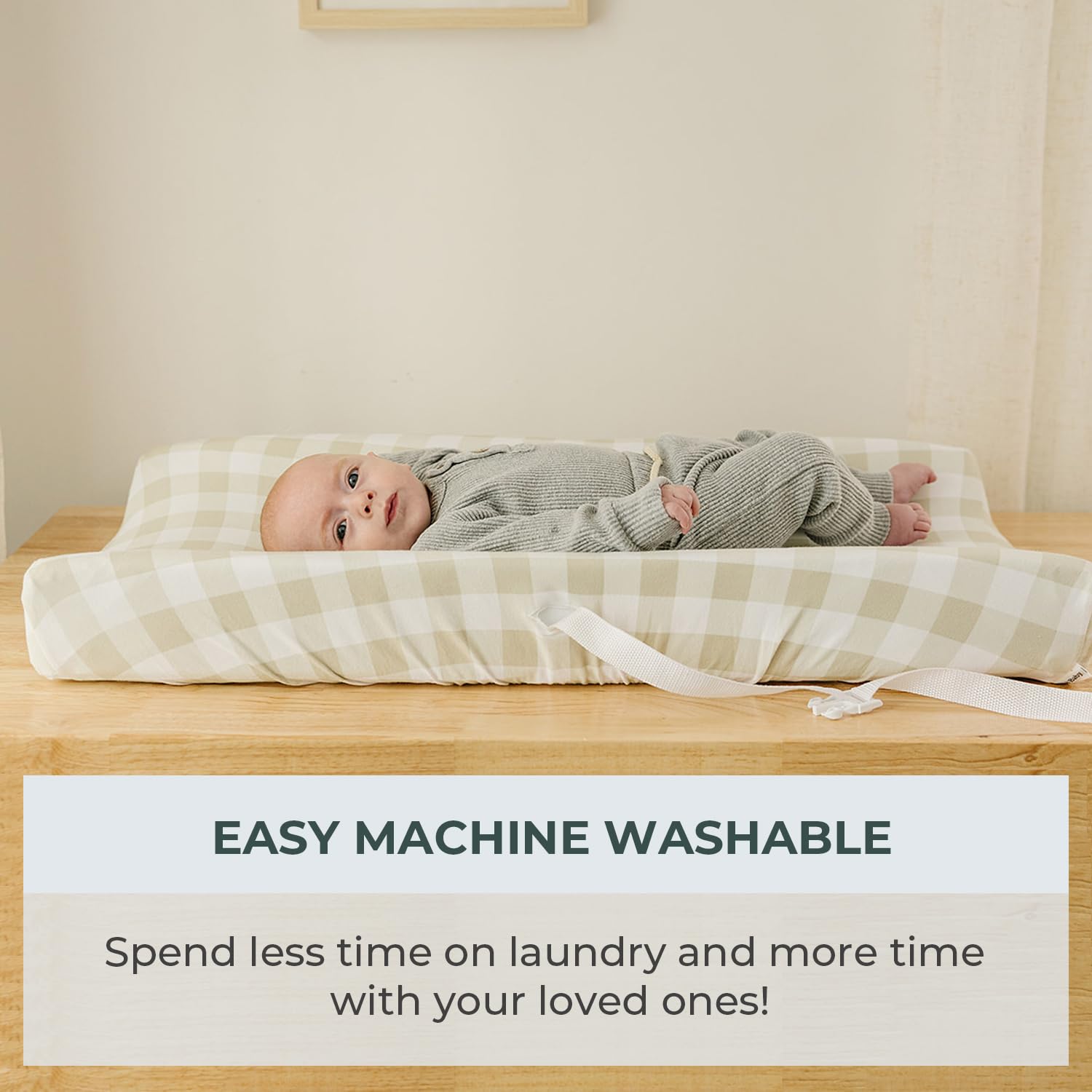 Pobibaby cover being washed, easy-care and quick-dry for busy parents.