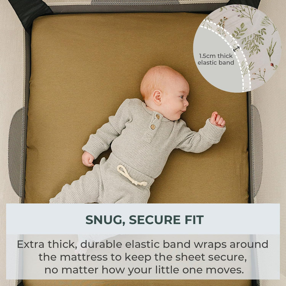 Pobibaby easy care washable sheets stay smooth after washing