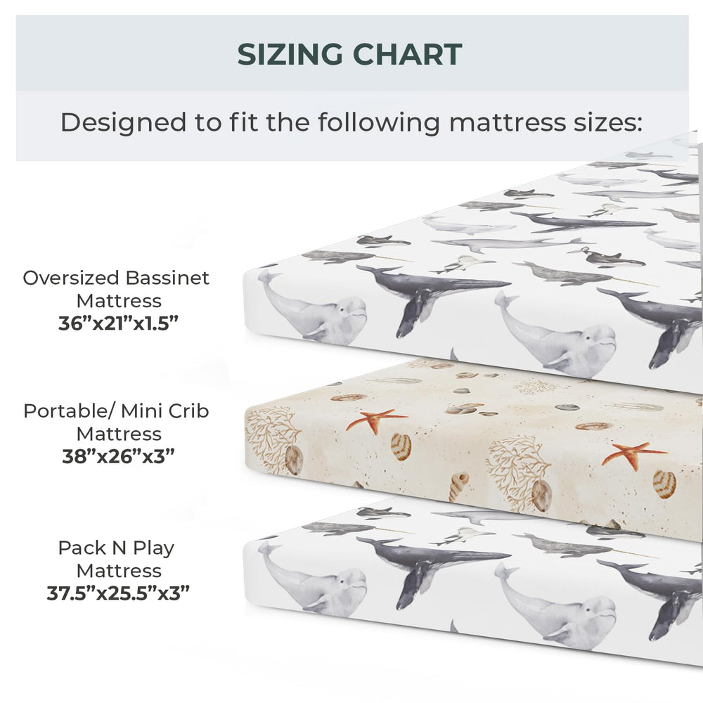 Pobibaby elastic band around edge ensures a secure, wrinkle-free fit.