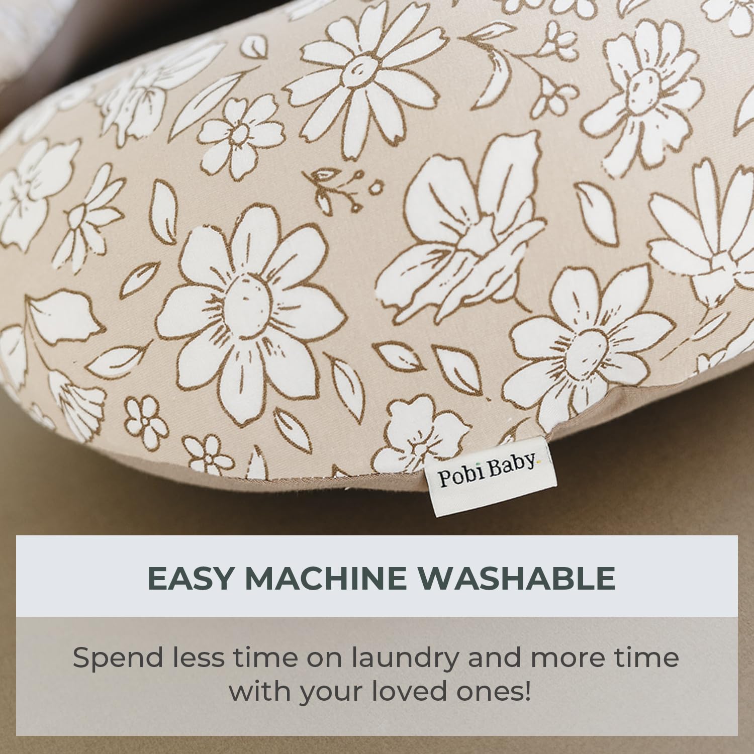 Pobibaby Meadow features two patterns for versatile nursery styling.