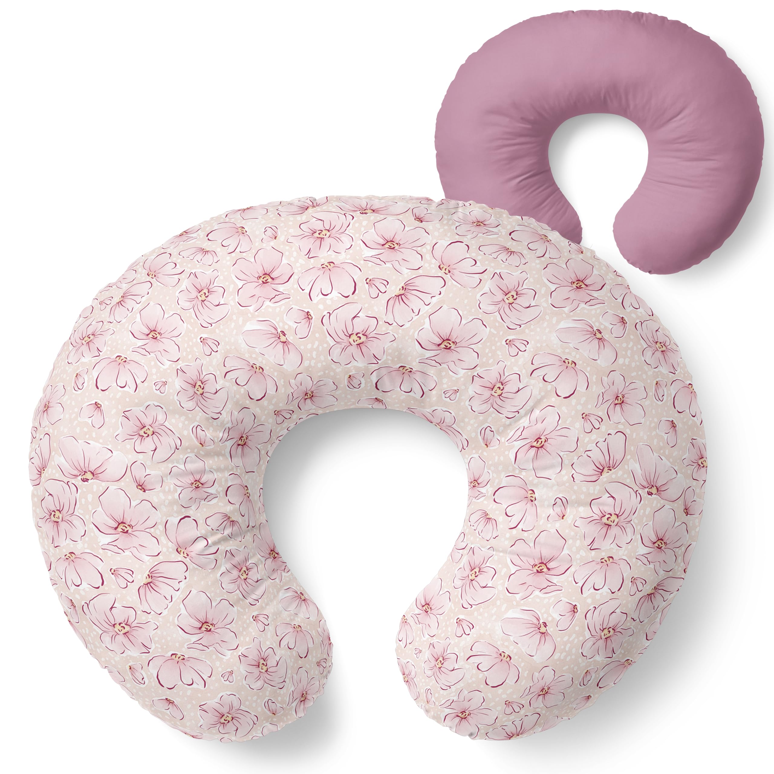 Pobibaby nursing pillow cover blossom pattern for baby comfort