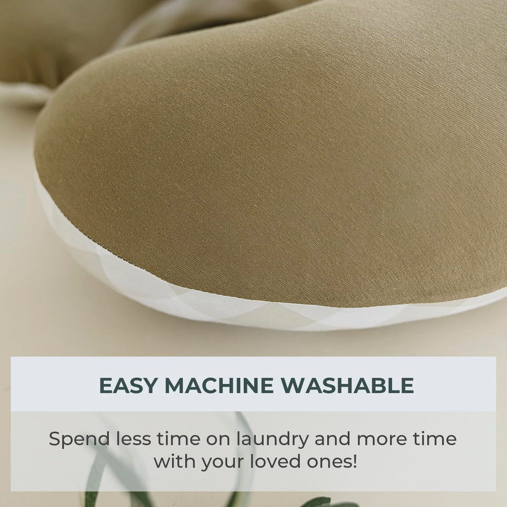 Pobibaby nursing pillow cover durable and machine washable for easy care