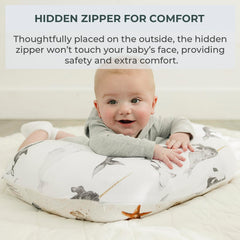 Pobibaby Seaside cover with hidden zipper for safe feeding moments