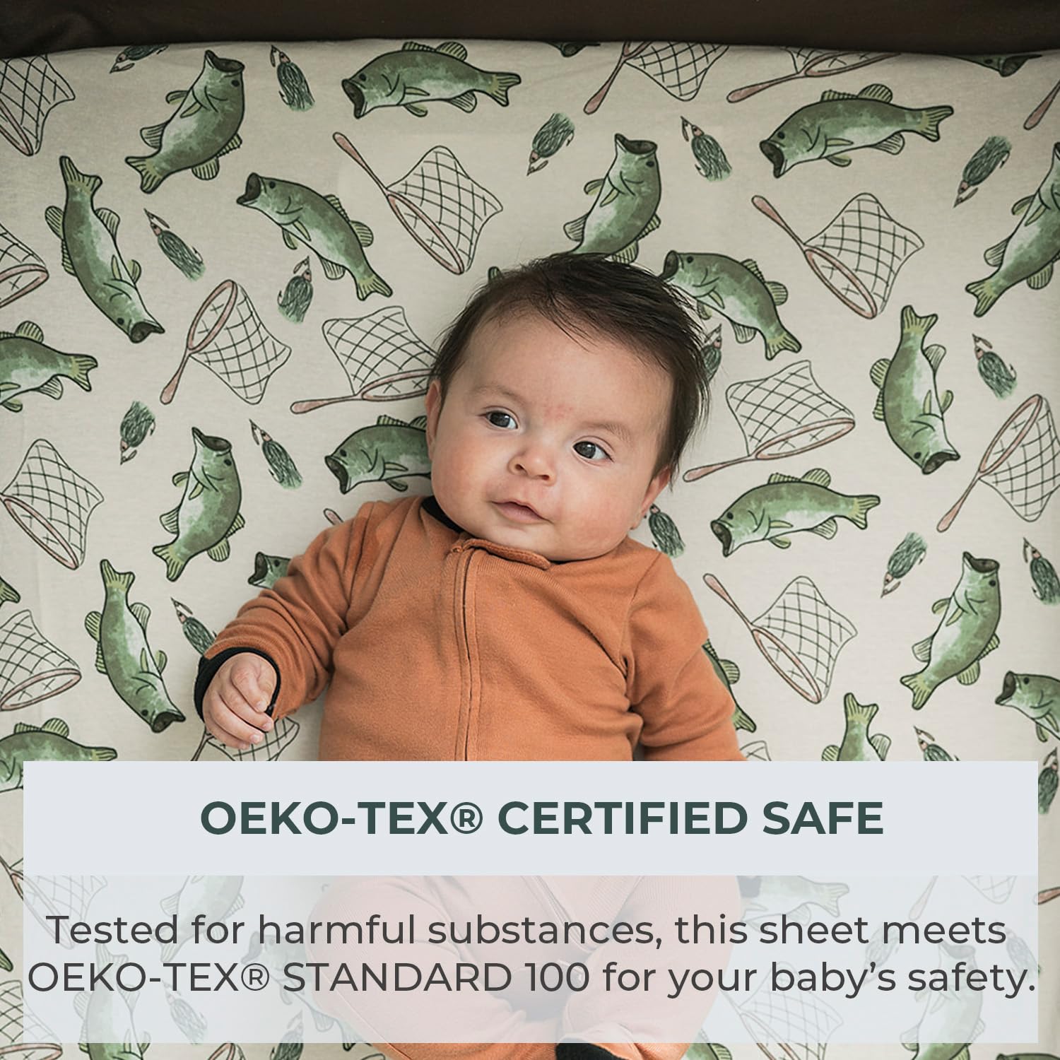 Pobibaby OEKO-TEX certified sheets ensure non-toxic materials.
