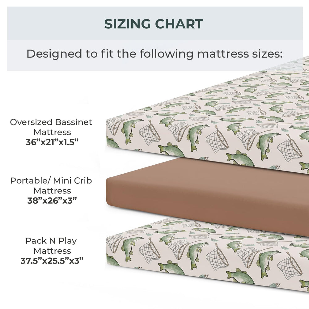 Pobibaby pack n play sheets with full-wrap elastic for secure fit.