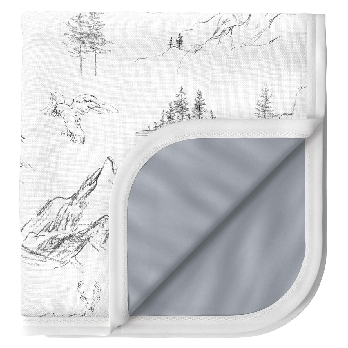 Pobibaby Premium 3-layer blanket in soft-touch fabric for gentle comfort
