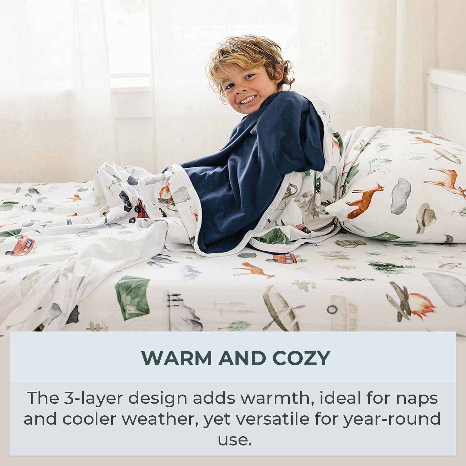 Pobibaby travel-friendly blanket compact for stroller and car journeys