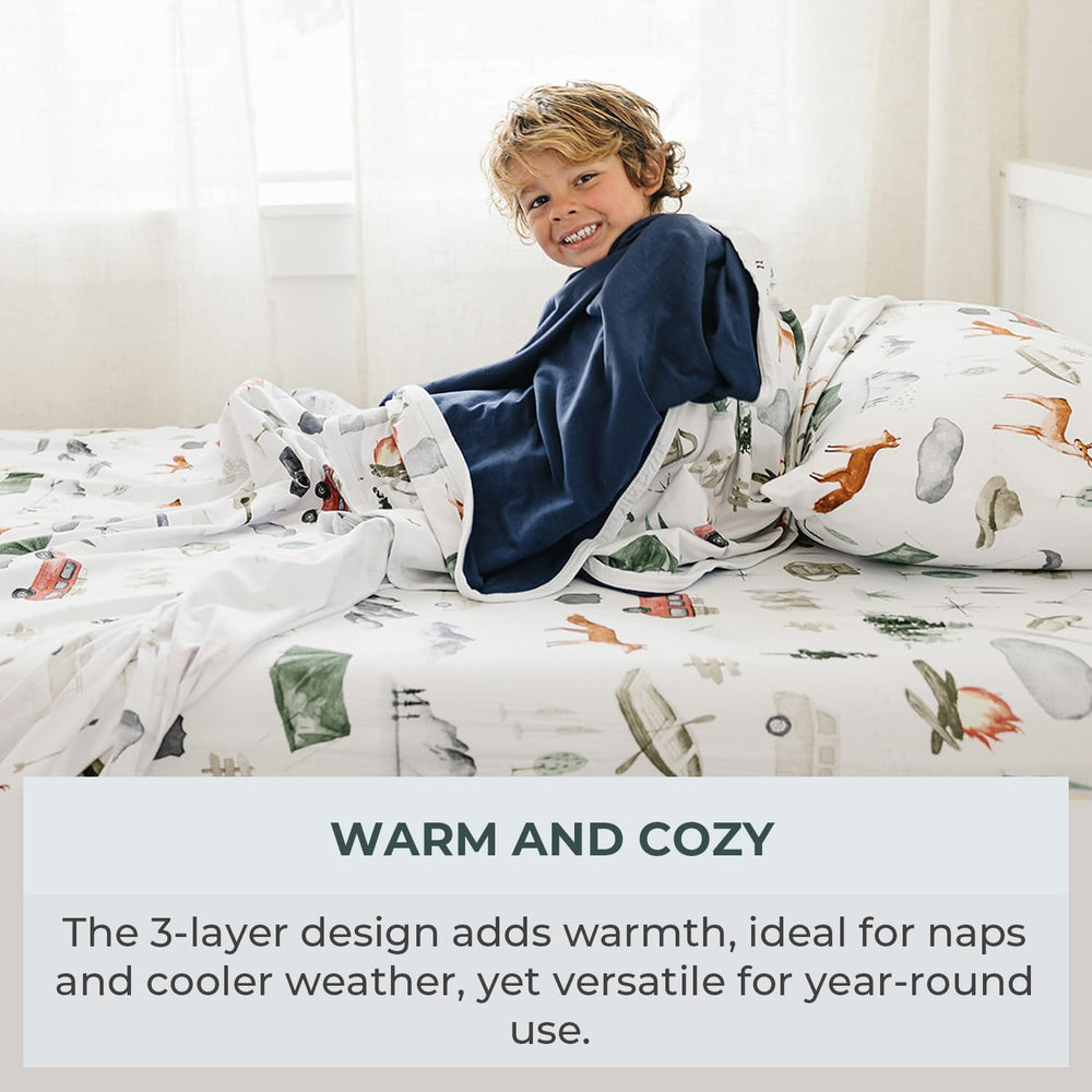 Pobibaby travel-friendly blanket compact for stroller and car journeys