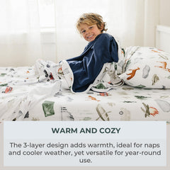 Pobibaby travel-friendly blanket compact for stroller and car journeys