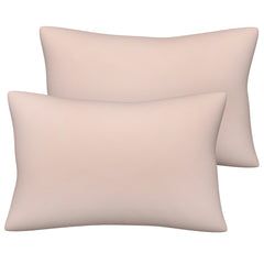 Pobibaby soft jersey-knit pillowcase in pink beige, gentle for toddlers