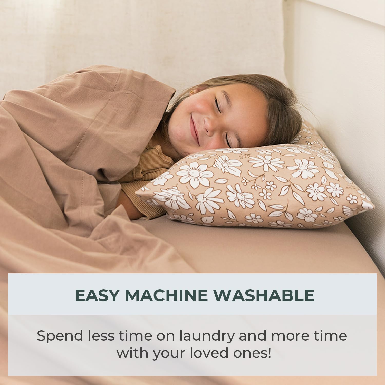 Ideal for travel and at home naps with Pobibaby pillowcases