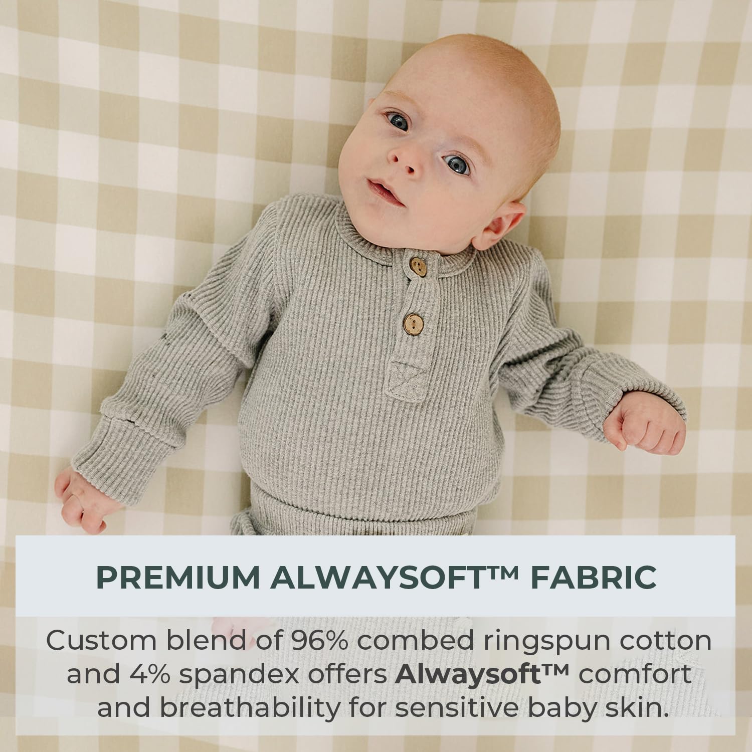Pobibaby ultra soft jersey knit sheets highlighting plush texture and durability
