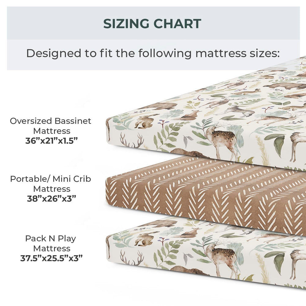 Pobibaby woodland pattern design adds playful nursery style.