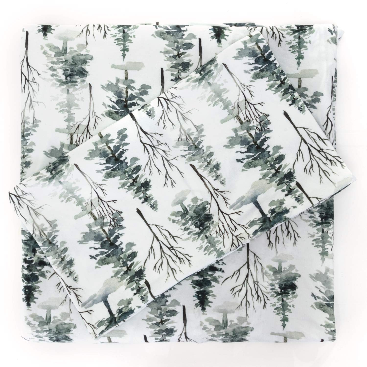 Pobibaby woods twin fitted sheet with snug fit and soft stretch for restful sleep.