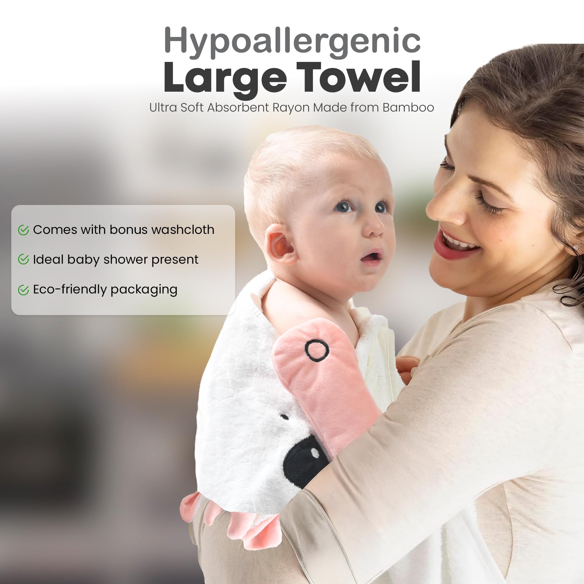 POCASOPA bath time towel suitable after-swim use
