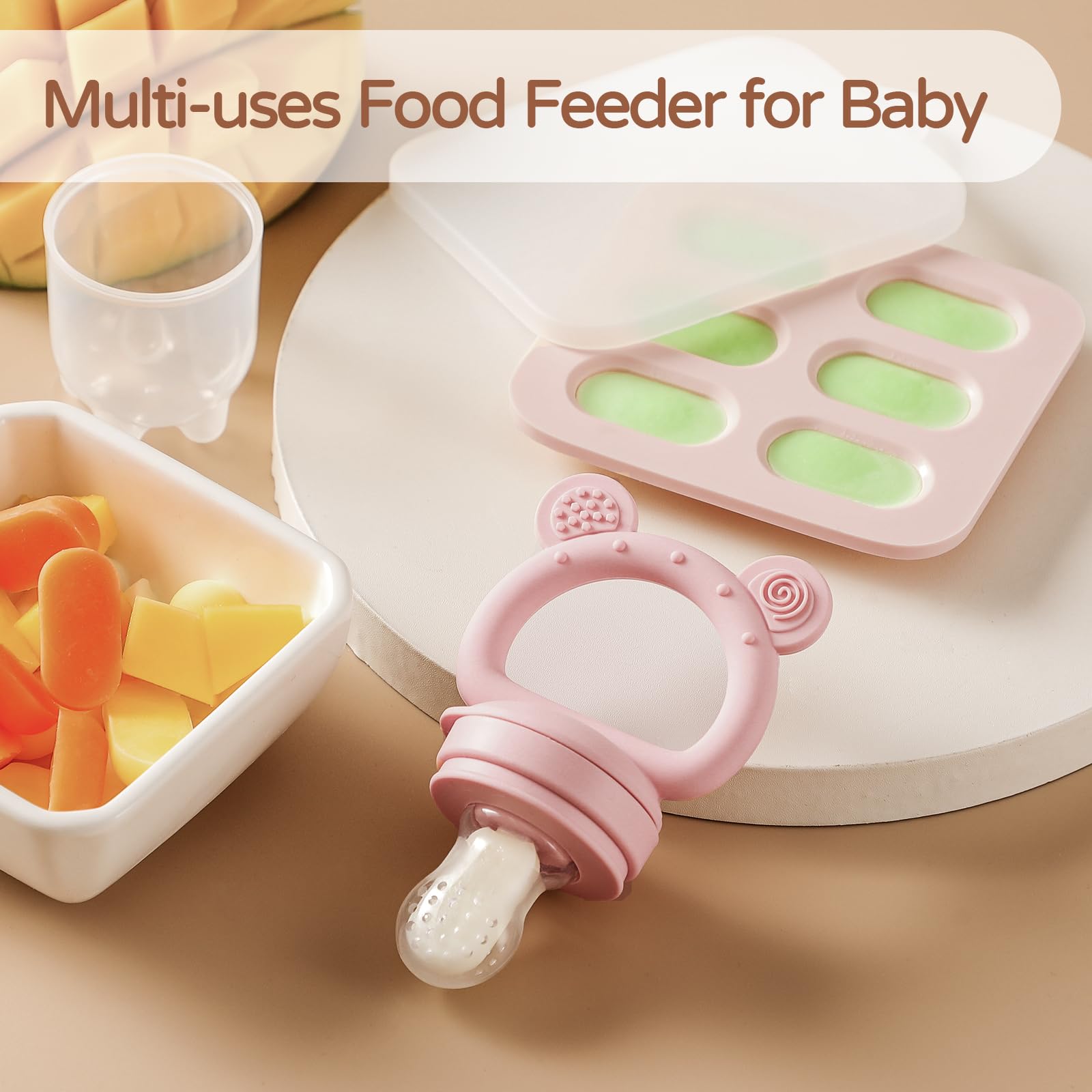 Poikshark BPA-free feeder for safe feeding without chemicals.