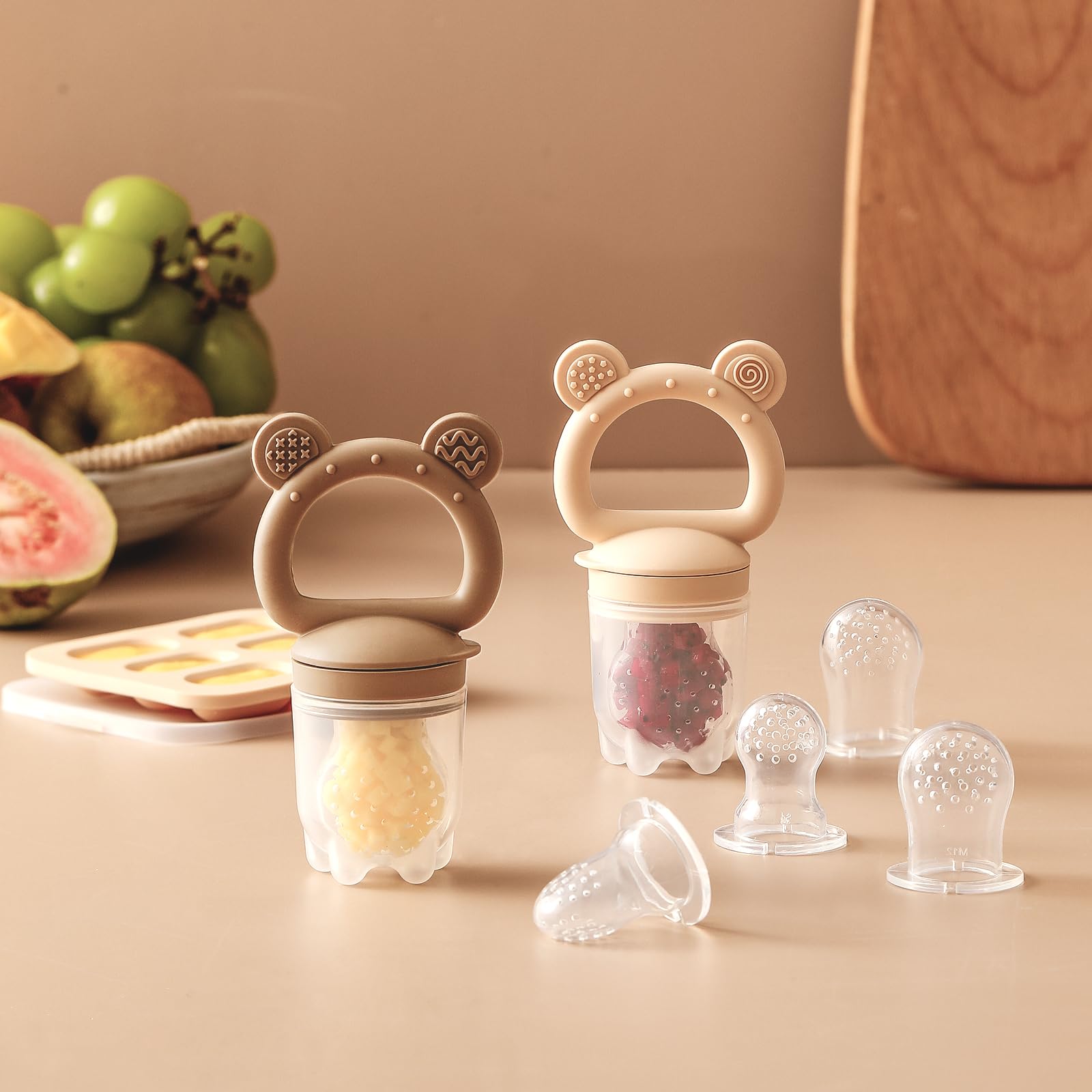 POIKSHARK complete feeding set with extra pouches for growing babies