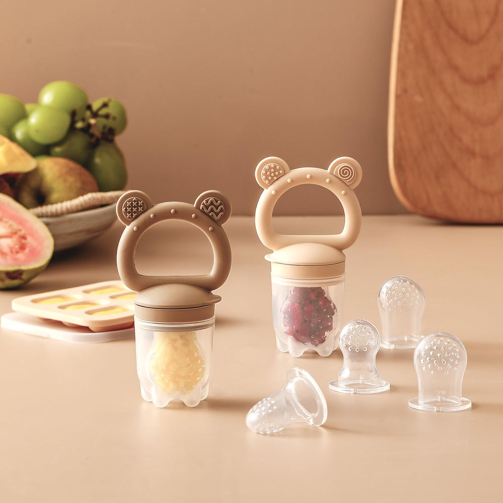 POIKSHARK complete feeding set with extra pouches for growing babies